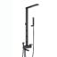 Regadera Columna Negro Hidromasaje Con Tel Fono Y Bidet